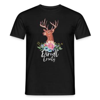 Dirndl Replacement - Men's T-Shirt - black - Front - AI Model Male 178 light (178cm)