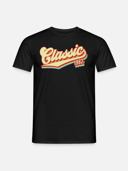 1982 Anniversaire - T-shirt homme - noir
