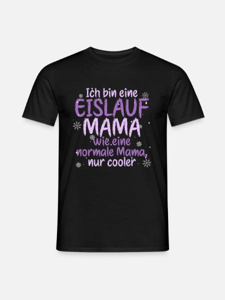 Eislaufen - Männer T-Shirt - Schwarz