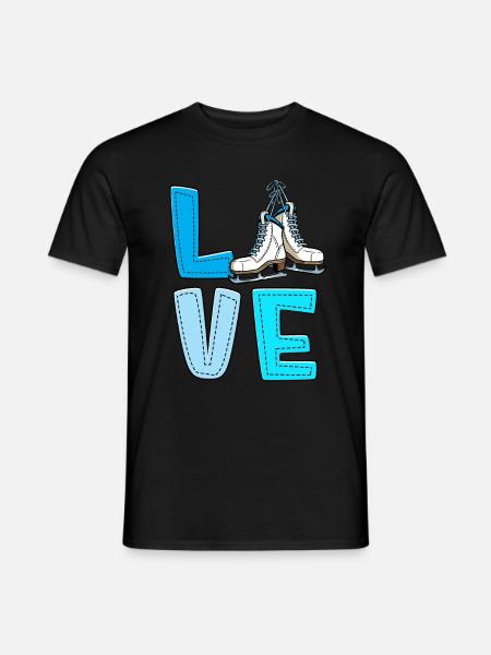 Patinage - T-shirt homme - noir