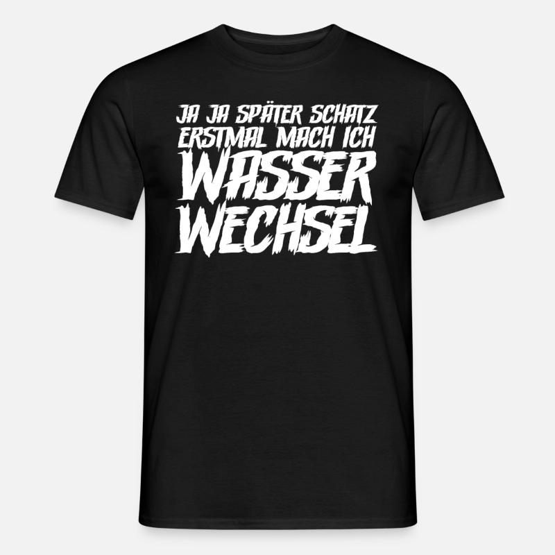 Aquarianer - Männer T-Shirt - Schwarz