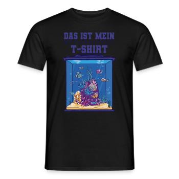 Das ist mein Wasserwechsel T-shirt Aquarianer - Männer T-Shirt - Schwarz - Vorne - AI Model Male 178 light (178cm)