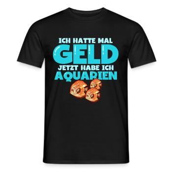 Aquarianer - Männer T-Shirt - Schwarz - Vorne - AI Model Male 178 light (178cm)