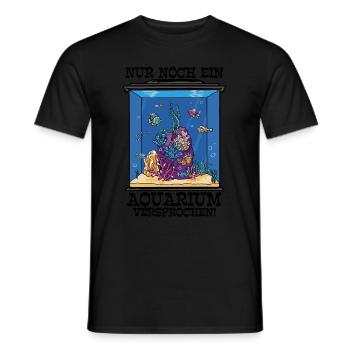 Aquarianer - Männer T-Shirt - Schwarz - Vorne - AI Model Male 178 light (178cm)