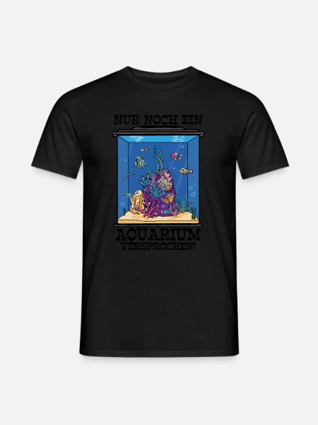 Aquarianer - Männer T-Shirt - Schwarz