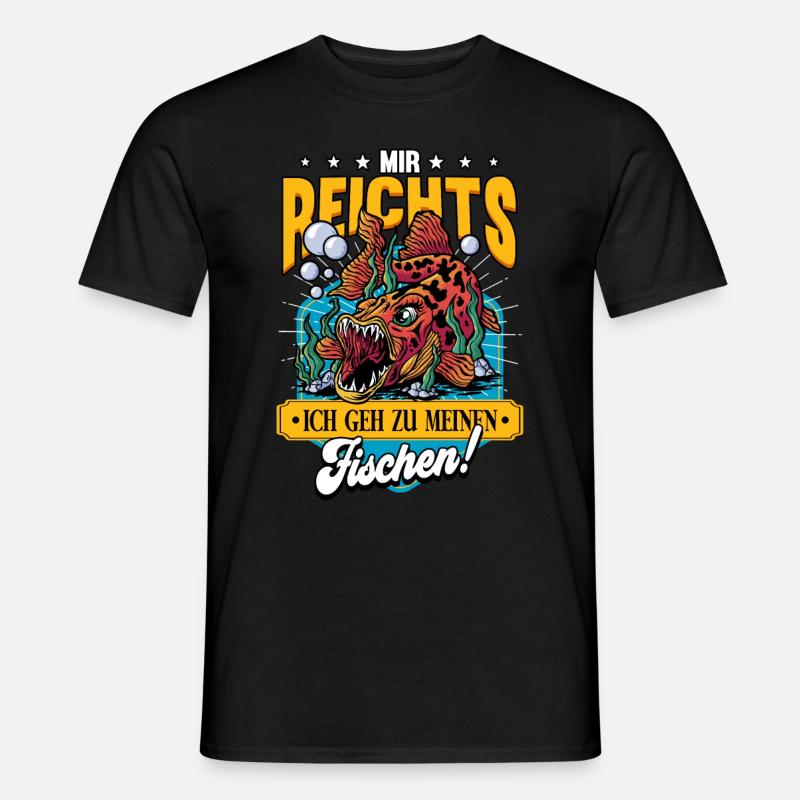 Aquarianer - Männer T-Shirt - Schwarz