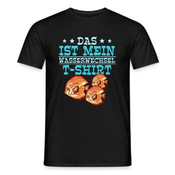 Das ist mein Wasserwechsel T-shirt Aquarianer - Männer T-Shirt - Schwarz - Vorne - AI Model Male 178 light (178cm)