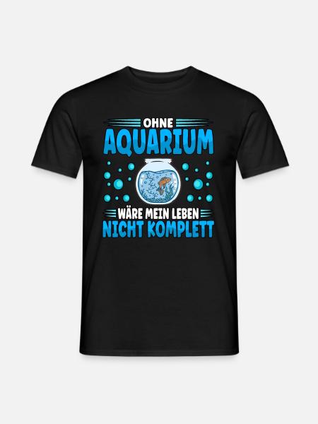 Aquarianer - Männer T-Shirt - Schwarz