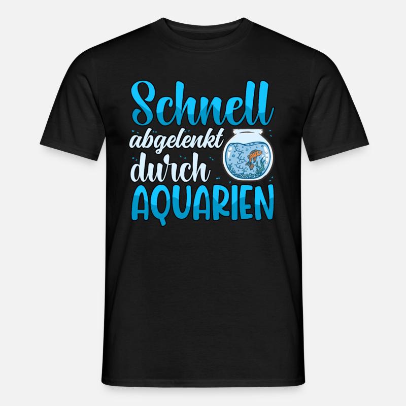 Aquarianer - Männer T-Shirt - Schwarz