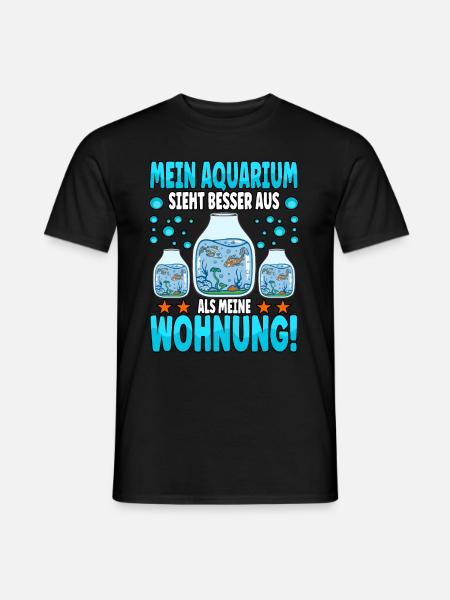 Aquarianer - Männer T-Shirt - Schwarz