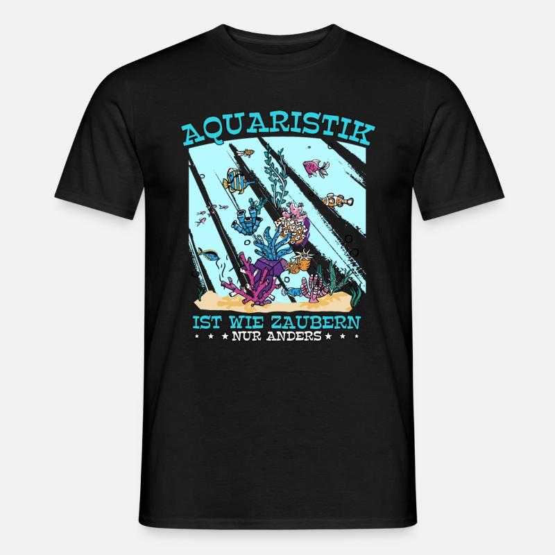 Aquarianer - Männer T-Shirt - Schwarz