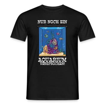 Aquarianer - Männer T-Shirt - Schwarz - Vorne - AI Model Male 178 light (178cm)