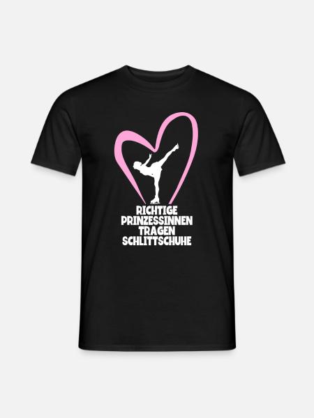 Eislaufen - Männer T-Shirt - Schwarz