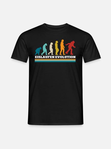 Eislaufen - Männer T-Shirt - Schwarz