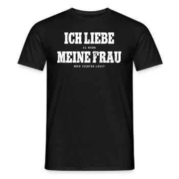 Fechten - Männer T-Shirt - Schwarz - Vorne - AI Model Male 178 light (178cm)