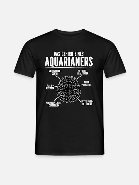 Aquarianer - Männer T-Shirt - Schwarz