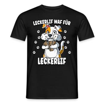 Hunde Spruch Lustig - Männer T-Shirt - Schwarz - Vorne - AI Model Male 178 light (178cm)