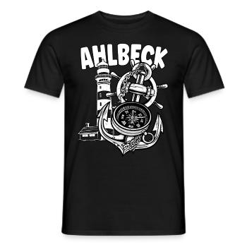 Ahlbeck - T-shirt homme - noir - Devant - AI Model Male 178 light (178cm)