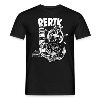Rerik - Männer T-Shirt - Schwarz - Vorne - AI Model Male 178 light (178cm)