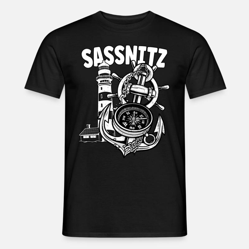 Sassnitz - T-shirt homme - noir