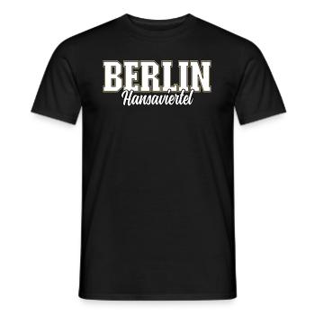 Berlin Hansaviertel - Männer T-Shirt - Schwarz - Vorne - AI Model Male 178 light (178cm)