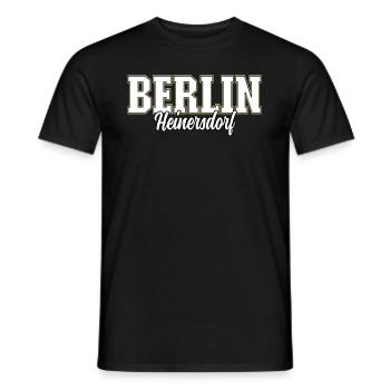 Berlin Heinersdorf - Männer T-Shirt - Schwarz - Vorne - AI Model Male 178 light (178cm)