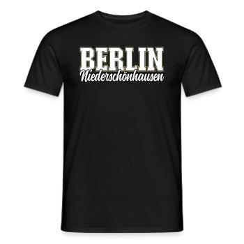 Berlin Niederschönhausen - Männer T-Shirt - Schwarz - Vorne - AI Model Male 178 light (178cm)