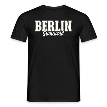Berlin Grunewald - Männer T-Shirt - Schwarz - Vorne - AI Model Male 178 light (178cm)