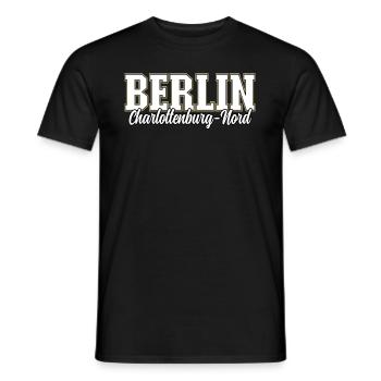 Berlin Charlottenburg-nord - Männer T-Shirt - Schwarz - Vorne - AI Model Male 178 light (178cm)