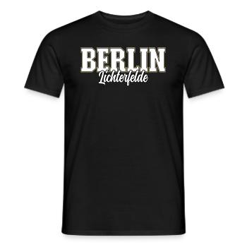 Berlin Lichterfelde - Männer T-Shirt - Schwarz - Vorne - AI Model Male 178 light (178cm)