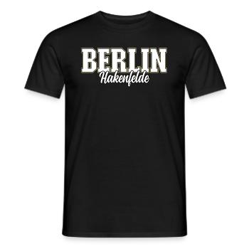 Berlin Hakenfelde - Männer T-Shirt - Schwarz - Vorne - AI Model Male 178 light (178cm)