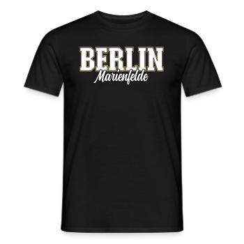 Berlin Marienfelde - Männer T-Shirt - Schwarz - Vorne - AI Model Male 178 light (178cm)