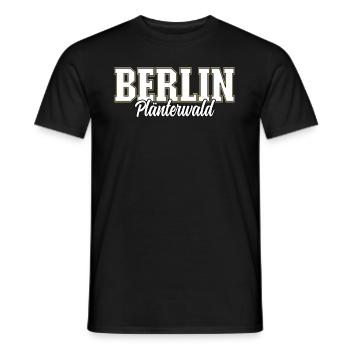 Berlin Plänterwald - Männer T-Shirt - Schwarz - Vorne - AI Model Male 178 light (178cm)