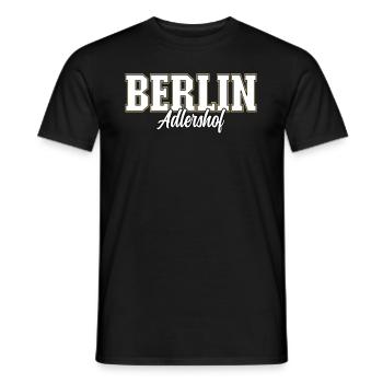Berlin Adlershof - Männer T-Shirt - Schwarz - Vorne - AI Model Male 178 light (178cm)