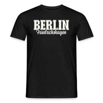Berlin Friedrichshagen - Männer T-Shirt - Schwarz - Vorne - AI Model Male 178 light (178cm)
