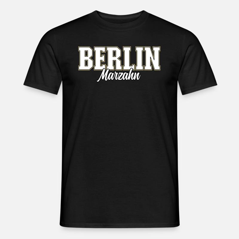 Berlin Marzahn - Männer T-Shirt - Schwarz
