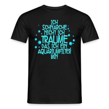 Aquarianer - Männer T-Shirt - Schwarz - Vorne - AI Model Male 178 light (178cm)