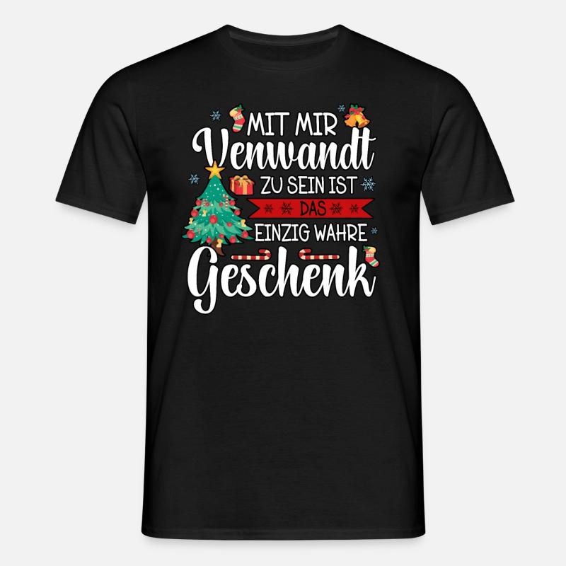 Weihnachten - Männer T-Shirt - Schwarz