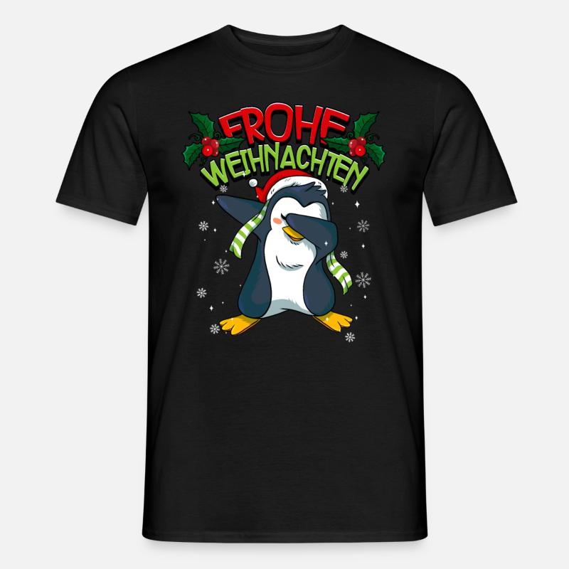 Frohe Weihnachten - Männer T-Shirt - Schwarz