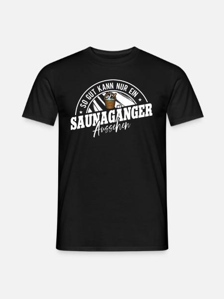 Sauna - Männer T-Shirt - Schwarz