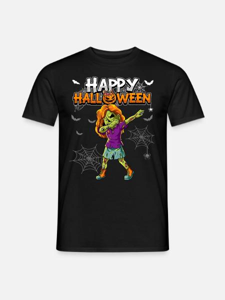 Halloween Mädchen Zombie - Männer T-Shirt - Schwarz