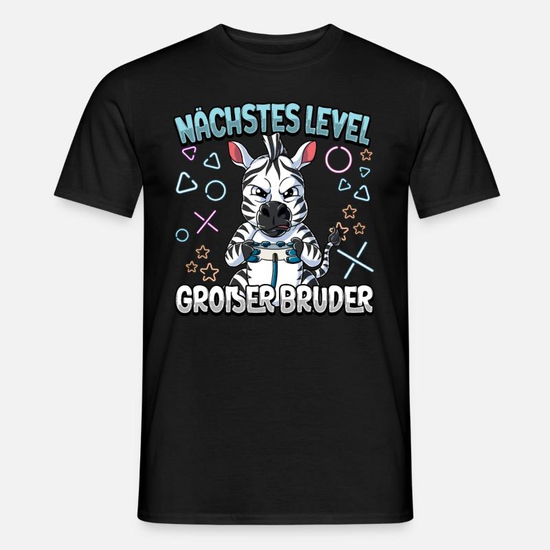 Nächstes Level Großer Bruder - Männer T-Shirt - Schwarz