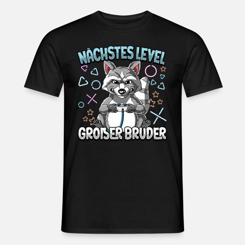 Nächstes Level Großer Bruder - Männer T-Shirt - Schwarz