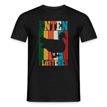 Enten - Männer T-Shirt - Schwarz - Vorne - AI Model Male 178 light (178cm)