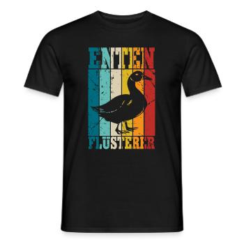 Enten - Männer T-Shirt - Schwarz - Vorne - AI Model Male 178 light (178cm)