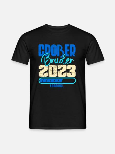 Großer Bruder Loading 2023 - Männer T-Shirt - Schwarz