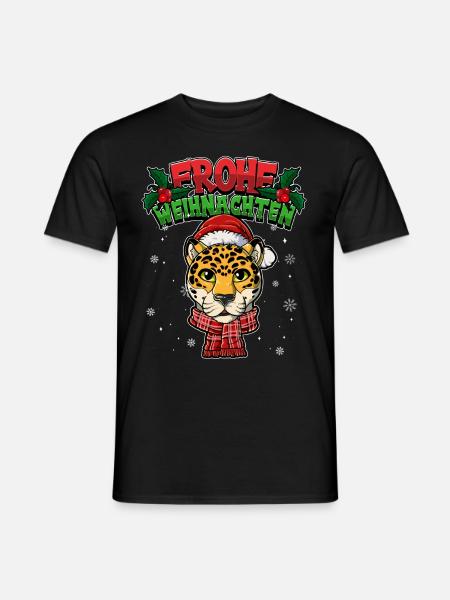 Frohe Weihnachten - Männer T-Shirt - Schwarz