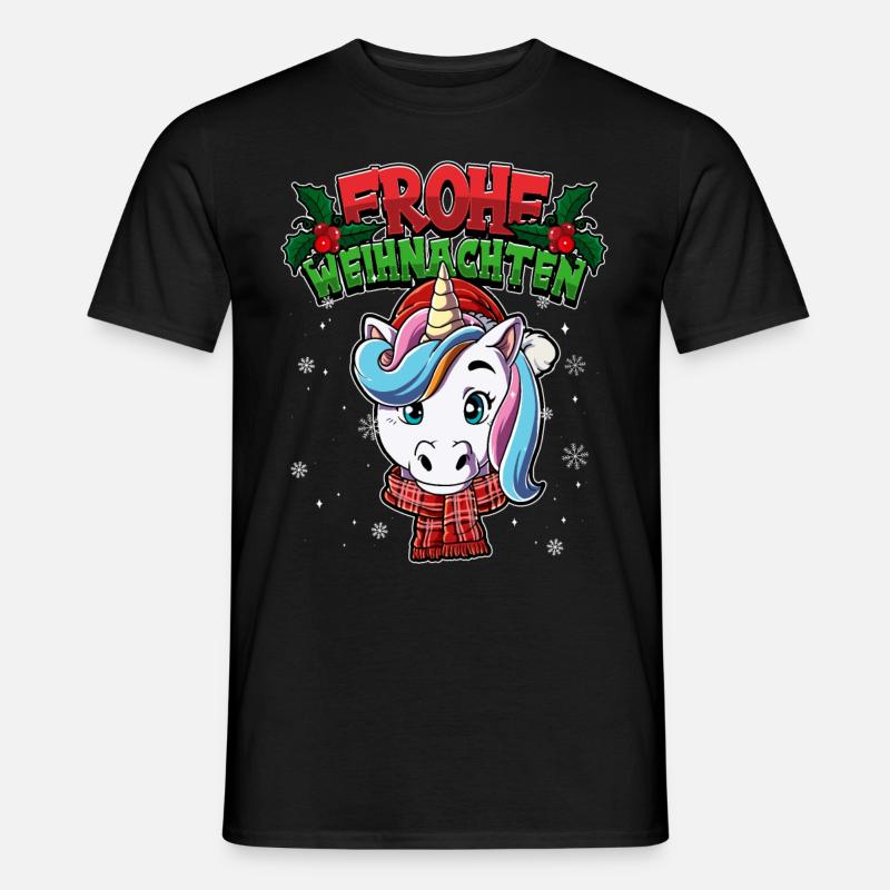 Frohe Weihnachten - Männer T-Shirt - Schwarz