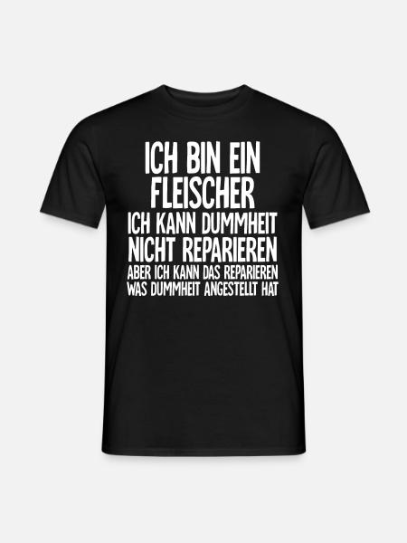 Fleischer - Männer T-Shirt - Schwarz