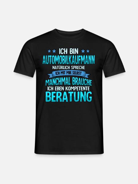Automobilkaufmann - Männer T-Shirt - Schwarz